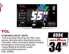 TCL - Tv Qd-Mini Led 55" 55C7K