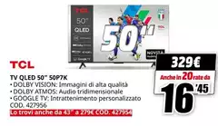 TCL - Tv Qled 50" 50P7K