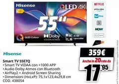 Hisense - Smart Tv 55E70Q