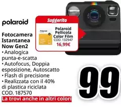 Polaroid - Fotocamera Istantanea Now Gen2