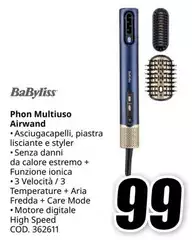Babyliss - Phon Multiuso Airwand Babyliss - Phon Multiuso Airwand