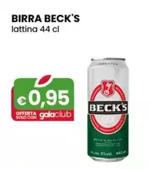 Becks - Birra Lattina 44 Cl