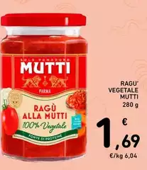 Mutti - Ragu' Vegetale Mutti - Ragu' Vegetale