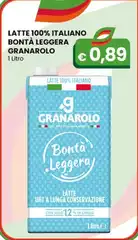 Granarolo - Latte 100% Italiano Bontà Leggera 1 Litro