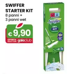Swiffer - Starter Kit 8 Panni + 3 Panni Wet