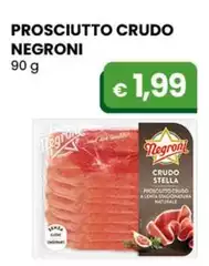 Negroni - Prosciutto Crudo 90 G Negroni - Prosciutto Crudo 90 G