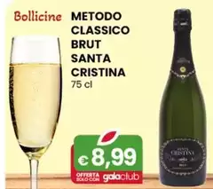 Santa Cristina - Metodo Classico Brut 75 Cl
