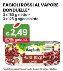 Bonduelle - Fagioli Rossi Al Vapore * 3 X 160 G Netto - 3 X 125 G Sgocciolato Bonduelle - Fagioli Rossi Al Vapore * 3 X 160 G Netto - 3 X 125 G Sgocciolato