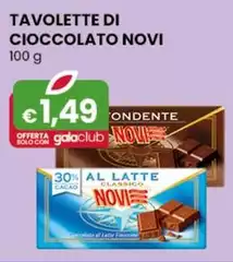 Novi - Tavolette Di Cioccolato 100 G