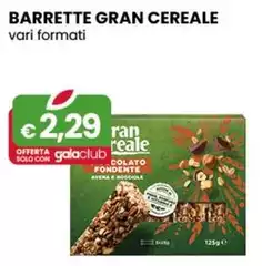 Gran Cereale - Barrette Vari Formati