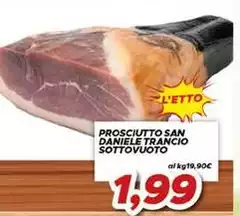 San daniele - Prosciutto San Daniele Trancio Sottovuoto