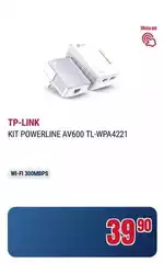 De Longhi - Tp-link Kit Powerline Av600 Tl-wpa4221 De Longhi - Tp-link Kit Powerline Av600 Tl-wpa4221