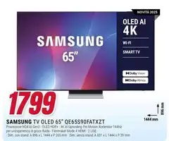 Samsung - Tv Oled 65" QE65S90FATXZT