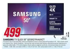Samsung - Tv Qled 50" QE50Q7FAUXZT