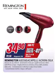 Remington - Asciugacapelli AC9096 Silk