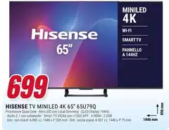 Hisense - Tv Miniled 4k 65" 65U79Q