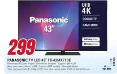 Panasonic - Tv Led 43" TX-43MX710E