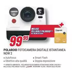 Polaroid - Fotocamera Digitale Istantanea Now 2