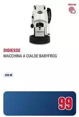 Didiesse - Macchina A Cialde Babyfrog Didiesse - Macchina A Cialde Babyfrog