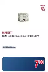 Bialetti - Confezione Cialde Caffe' Da 50 Pz Bialetti - Confezione Cialde Caffe' Da 50 Pz
