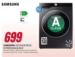 Samsung - Asciugatrice DV90DG6845LBU3