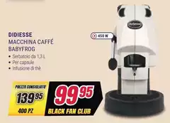 Didiesse - Macchina Caffè Babyfrog Didiesse - Macchina Caffè Babyfrog