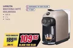 Lavazza - Macchina Caffè Idoladorassa Lavazza - Macchina Caffè Idoladorassa