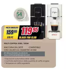Polti - Macchina Da Caffè Compatibile Con Cialde Es.e. Polti - Macchina Da Caffè Compatibile Con Cialde Es.e.