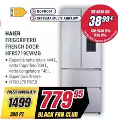 Haier - Frigorifero French Door HFR5719EWMG Haier - Frigorifero French Door HFR5719EWMG