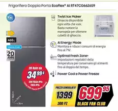 Samsung - Frigorifero Doppia Porta Ecoflex AI RT47CG6626S9 Samsung - Frigorifero Doppia Porta Ecoflex AI RT47CG6626S9