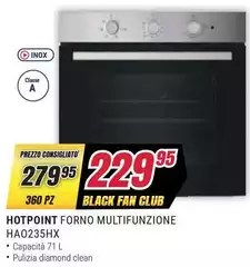 Hotpoint - Forno Multifunzione HAO 235HX