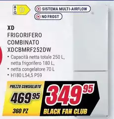 Frigorifero Combinato XDCBMRF252DW Frigorifero Combinato XDCBMRF252DW