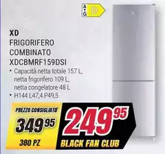 Frigorifero Combinato XDCBMF159DSI Frigorifero Combinato XDCBMF159DSI