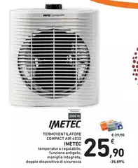 Imetec - Termoventilatore Compact Air 4032