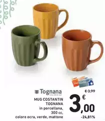 Tognana - Mug Costantin Tognana - Mug Costantin