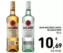 Bacardi - Rum Carta Blanca/Oro