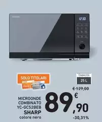 Sharp - Microonde Combinato Yc-gc52bed Sharp - Microonde Combinato Yc-gc52bed