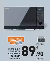 Sharp - Microonde Combinato Yc-gc52beb