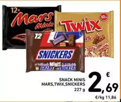 Mars/ Twix/ Snickers - Snack Minis Mars/ Twix/ Snickers - Snack Minis