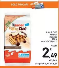 Kinder - Pan E Cioc