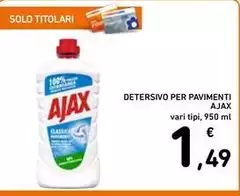 Ajax - Detersivo Per Pavimenti