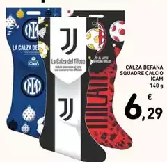 Icam - Calza Befana Squadre Calcio Icam - Calza Befana Squadre Calcio