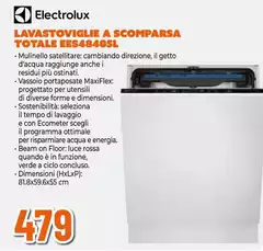 Electrolux - EES48405L A Scomparsa Totale 14 Coperti C Electrolux - EES48405L A Scomparsa Totale 14 Coperti C