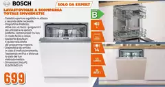 Bosch - Lavastoviglie A Scomparsa Totale SMV4EMX71S  Bosch - Lavastoviglie A Scomparsa Totale SMV4EMX71S