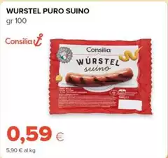 Consilia - Wurstel Puro Suino Consilia - Wurstel Puro Suino
