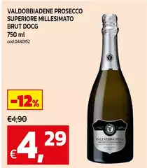 Valdobbiadene -  Prosecco Superiore Millesimato Brut DOCG