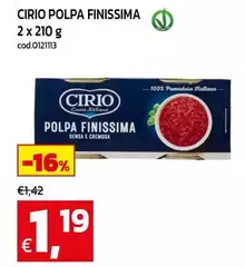 Cirio - Polpa Finissima Cirio - Polpa Finissima