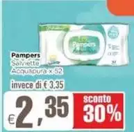 Pampers - Salviette Acquapura Pampers - Salviette Acquapura