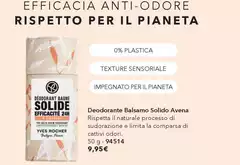 Yves Rocher - Deodorante Balsamo Solido Avena Yves Rocher - Deodorante Balsamo Solido Avena