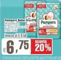 Pampers - Baby Dry Mutandino Pampers - Baby Dry Mutandino